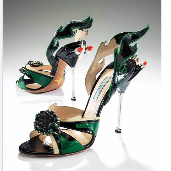 Like new Prada Spring 2012 Rare Hot Rod Rocket Heels - Picture 4 of 14